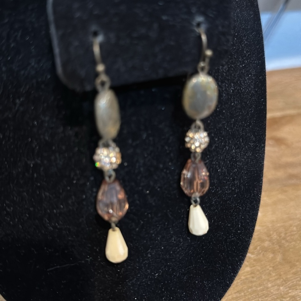 Vintage dangle Earrings Pierced